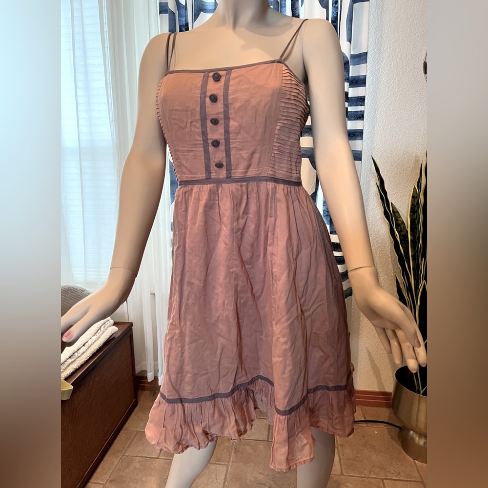 Tara Jarmon Baby Doll Toupe Dress Size Medium